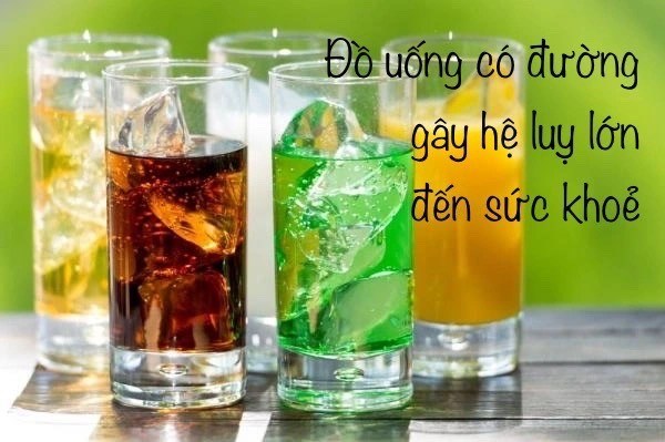 Sugary drinks have serious consequences for human health. Graphics: Huong Giang