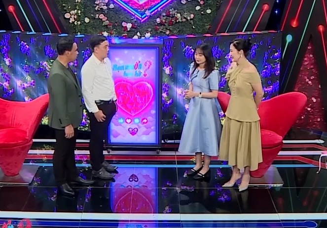 Couple at "You want to date". Photo: Producer