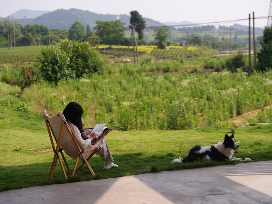 Tech-savvy remote workers are breathing new life into rural villages as the "digital nomad" lifestyle takes root in locations around the world. Photo: Xinhua