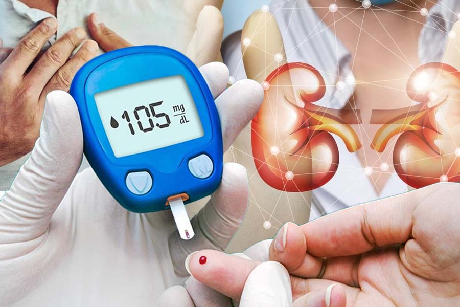 Diabetes can damage many parts of the body. Graphics: Thien Nhan