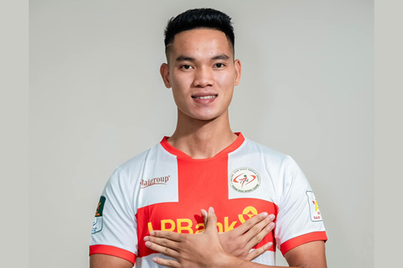 Player Vu Van Son of the Ho Chi Minh City Youth Team. Photo: FBNV