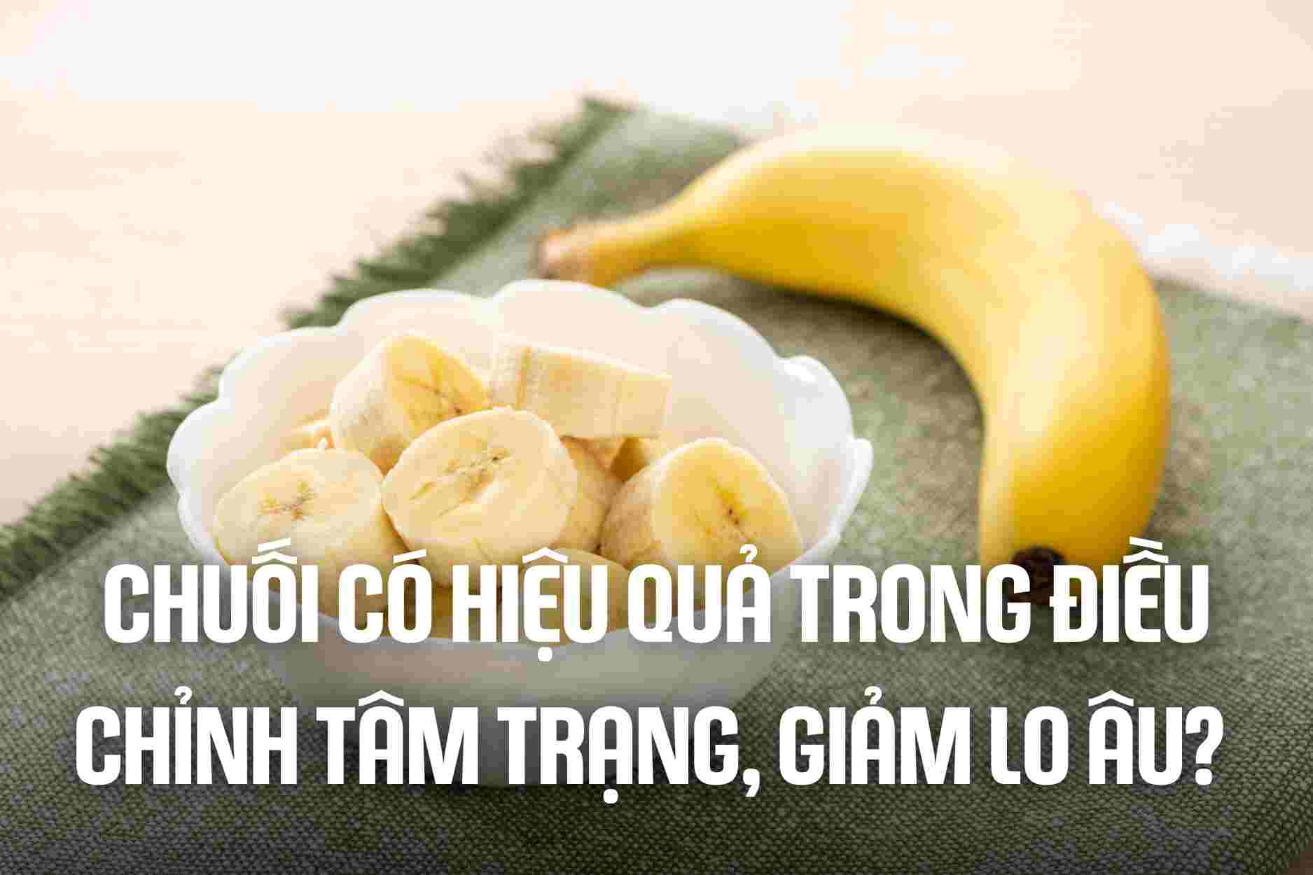 Are bananas effective in regulating mood and reducing stress? Graphics: Cao Thom