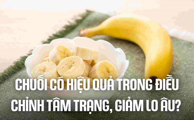 Are bananas effective in regulating mood and reducing stress? Graphics: Cao Thom