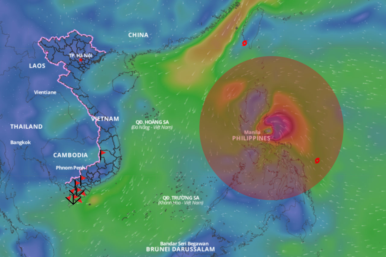 Latest storm news Typhoon Man-yi