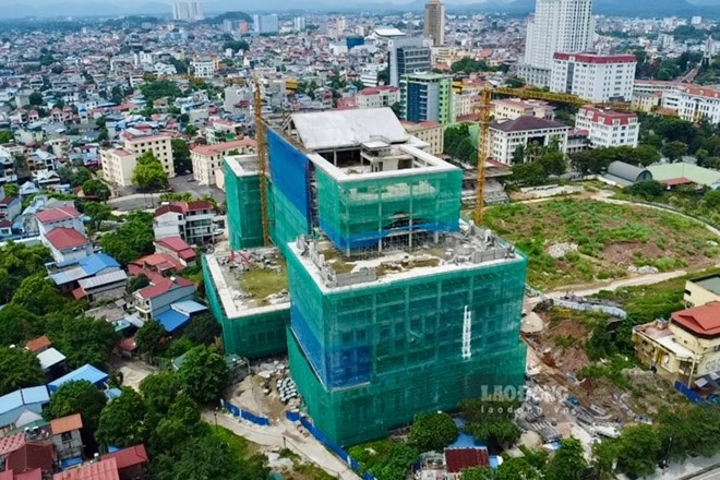 Loạt trụ sở trăm tỉ tại Thái Nguyên đang dần hình thành