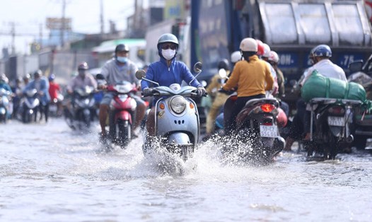 Hôm nay (16.11) triều cường ở Nam Bộ sẽ đạt đỉnh. Ảnh: Thanh Vũ