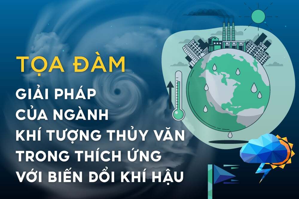 The seminar "Solutions of the hydrometeorological sector in adapting to climate change" is about to take place. Photo: Duy Hung
