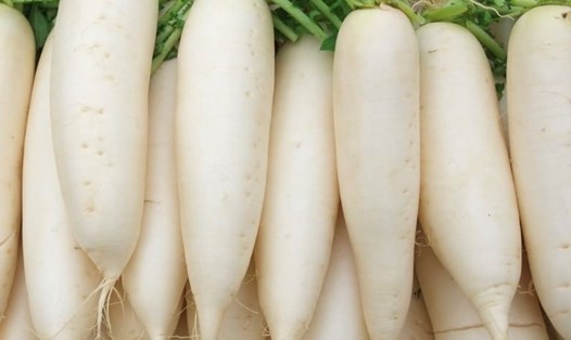 Có thể giảm mỡ bụng bằng cách bổ sung củ cải trắng vào chế độ ăn. Ảnh: Kiều Vũ