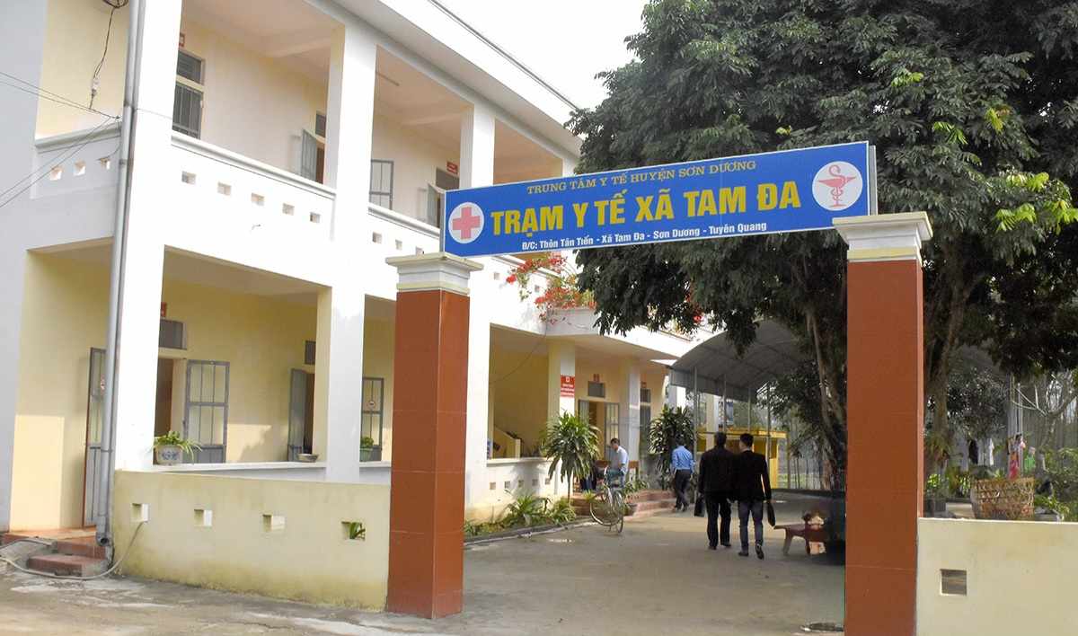 A medical station in Son Duong district, Tuyen Quang. Photo: Phong Quang