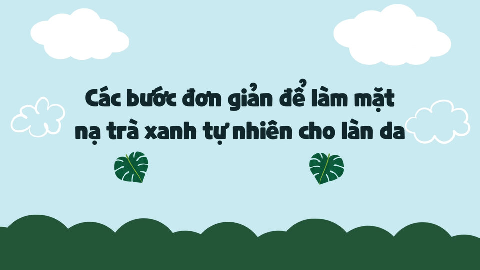 How to make a basic green tea mask to help deep clean, moisturize and improve skin pigmentation.