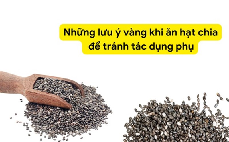Soaking chia seeds before use helps make digestion easier. Photo collage: HUONG SON
