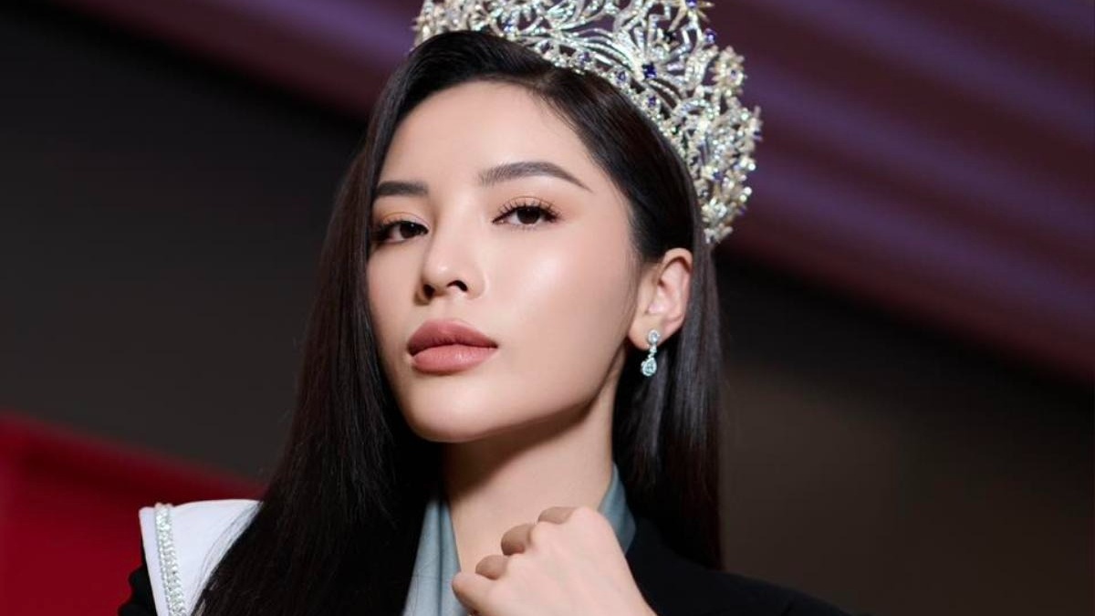 Ky Duyen vuong on ao truoc them chung ket Miss Universe. Anh: Facebook nhan vat