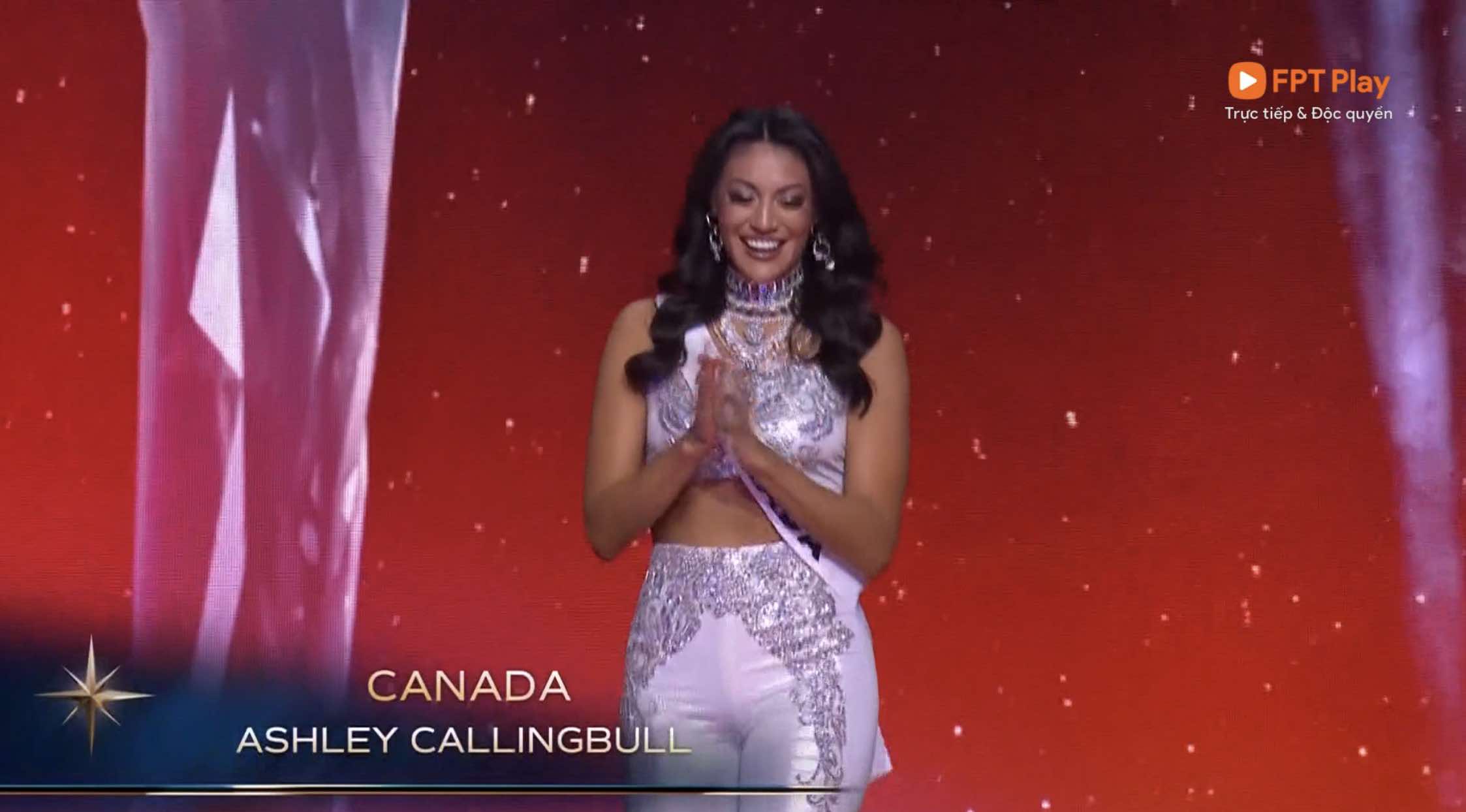 Hoa hau Canada lot top 30 Miss Universe 2024. Anh: Cat tu video