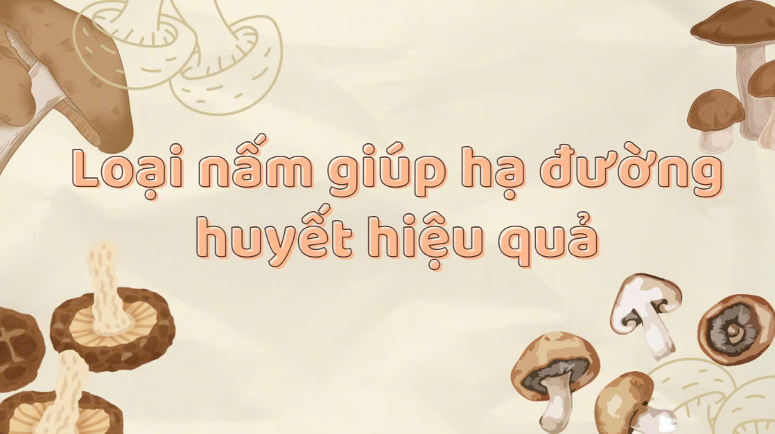 Mushrooms help lower blood sugar effectively