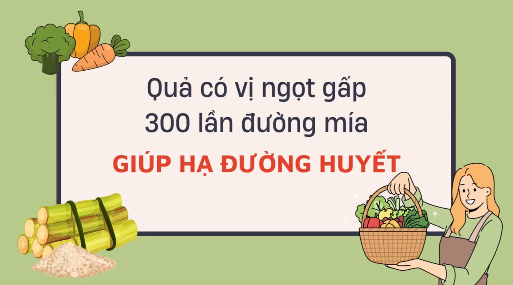 The fruit is 300 times sweeter than sugar cane and helps lower blood sugar