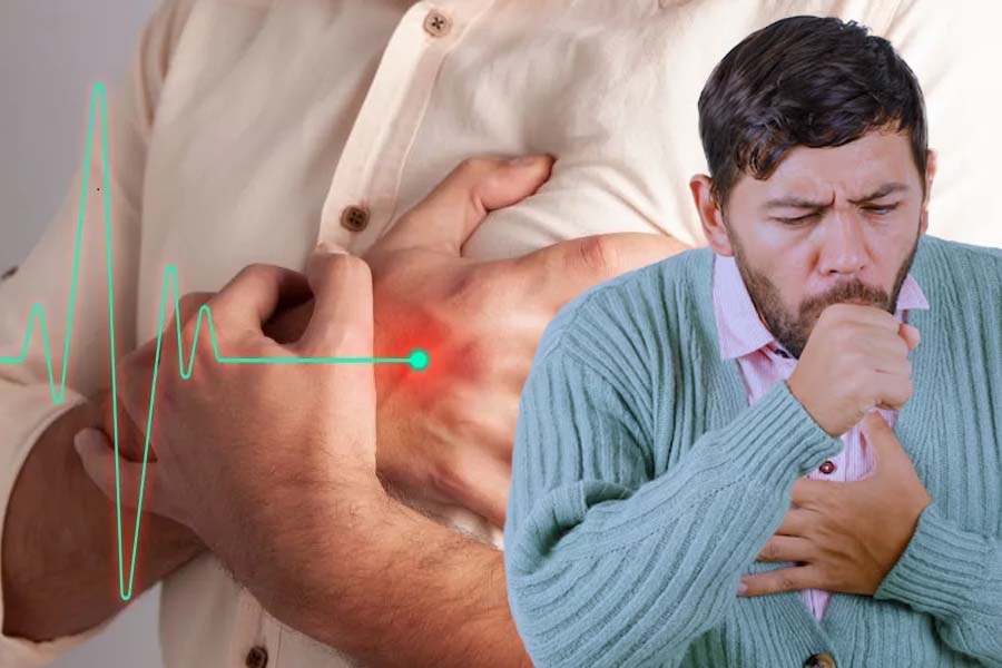 Chronic cough can be a sign of congestive heart failure (CHF). Graphics: Thien Nhan
