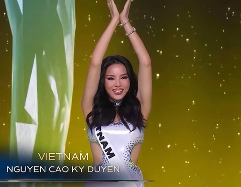 Miss Ky Duyen at the final of Miss Universe 2024. Photo: MU.