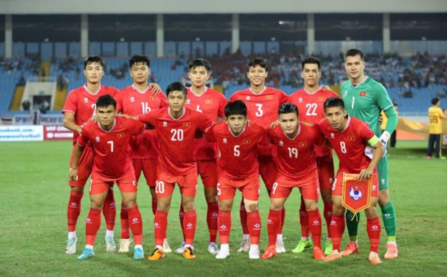 The Vietnamese team has 3 weeks to prepare for the AFF Cup 2024. Photo: Minh Dan