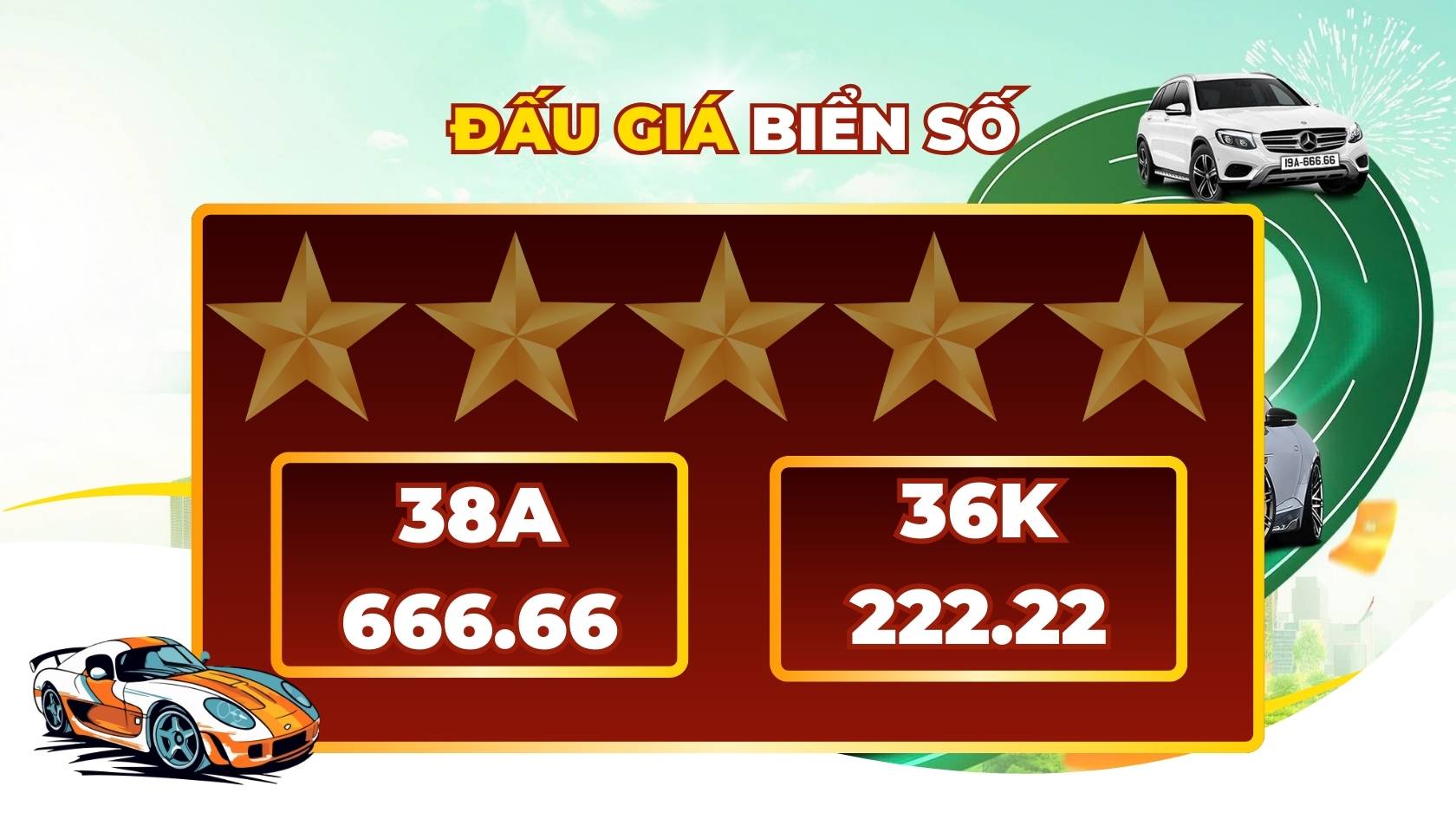 Revealing the five-digit license plates worth billions in the auction on November 18