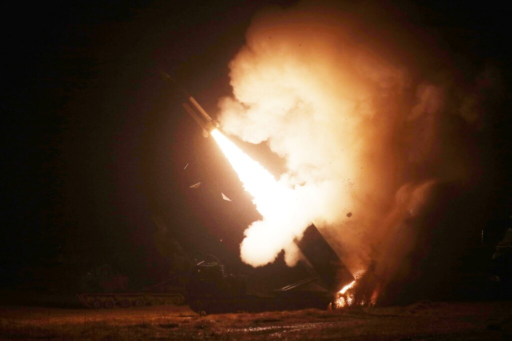 ATACMS missiles fired during a joint live-fire exercise between South Korea and the US. Illustrative photo. Photo: AFP