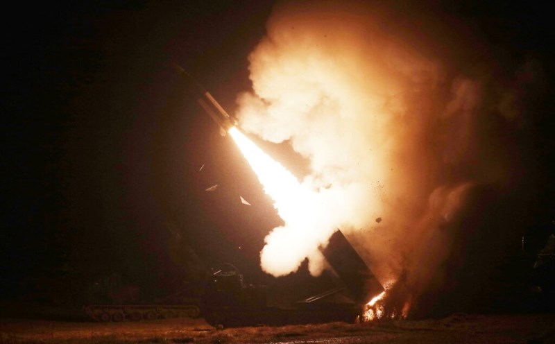 ATACMS missiles fired during a joint live-fire exercise between South Korea and the US. Illustrative photo. Photo: AFP