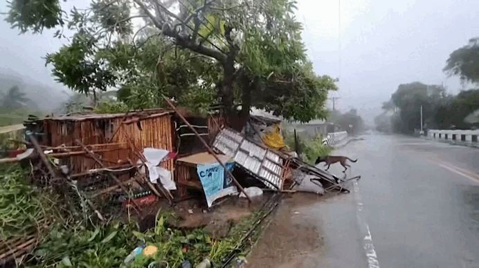 Super typhoon Man-yi. Photo: AFP
