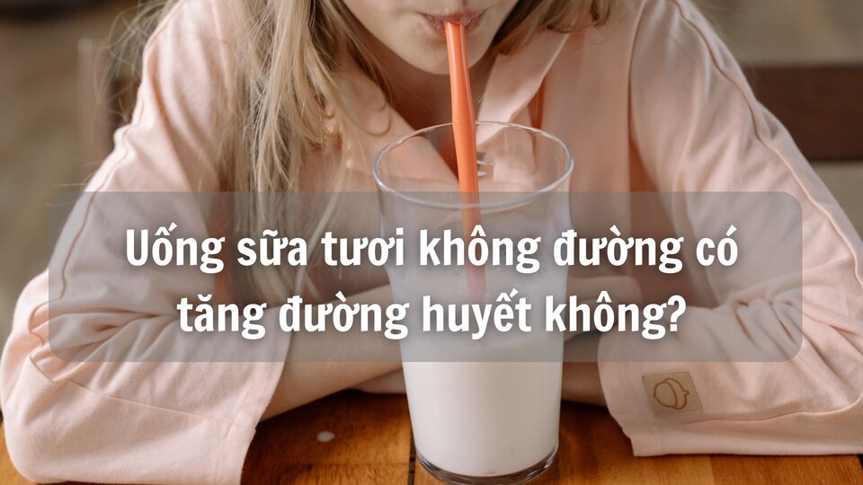 People with high blood sugar can still drink unsweetened fresh milk.