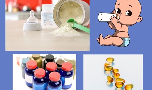 Sữa, thực phẩm chức năng cho trẻ dưới 6 tuổi phải kê khai giá, bình ổn giá. Đồ họa: Hương Giang