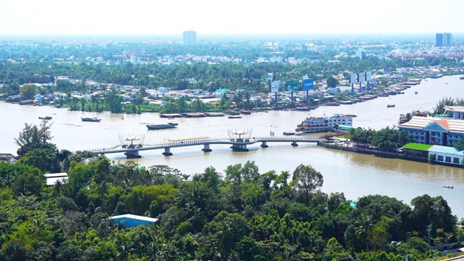 Can Tho has just approved the outline and cost estimate for the 1/2,000 scale zoning plan for the new urban area of ​​Chau Van Liem, Phuoc Thoi and Thoi An wards. Photo: Ta Quang