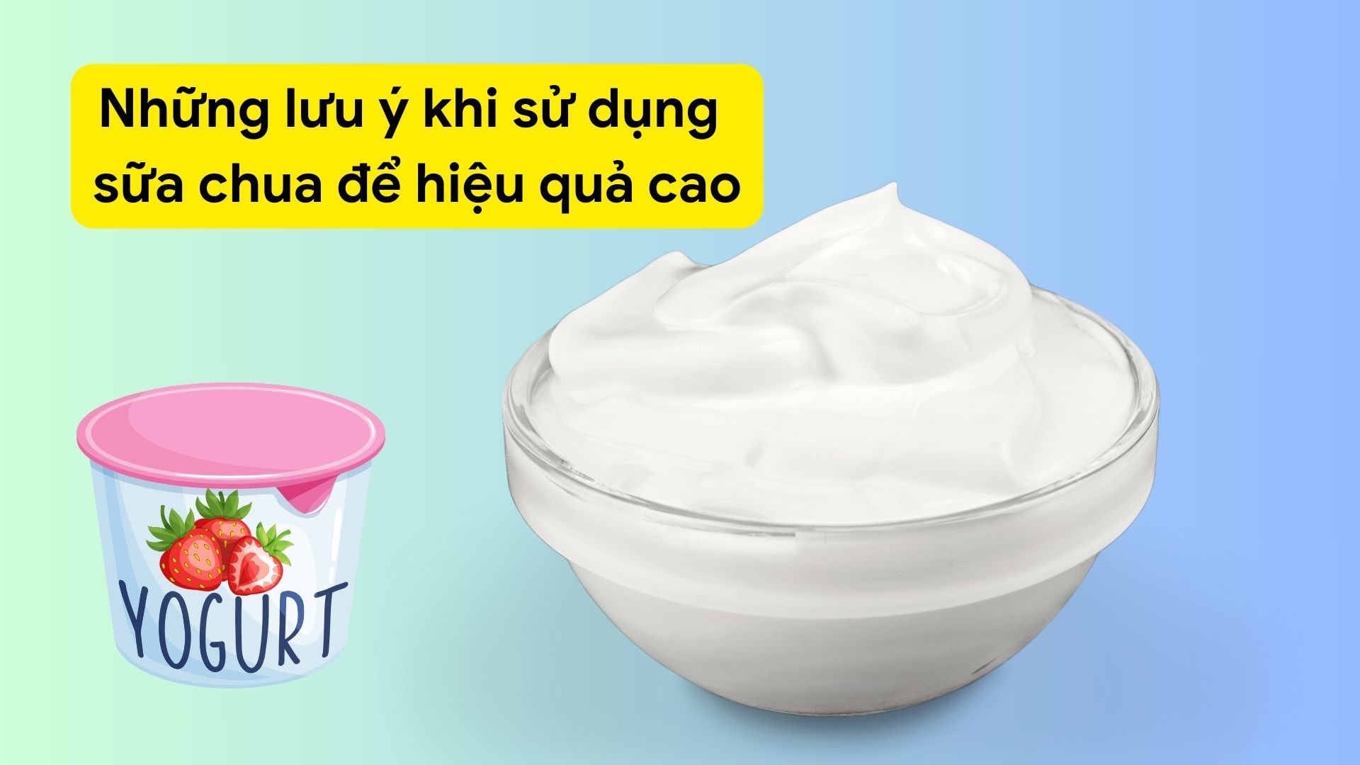 Yogurt eaten 1-2 hours after a main meal is good for the intestines. Photo collage: HUONG SON
