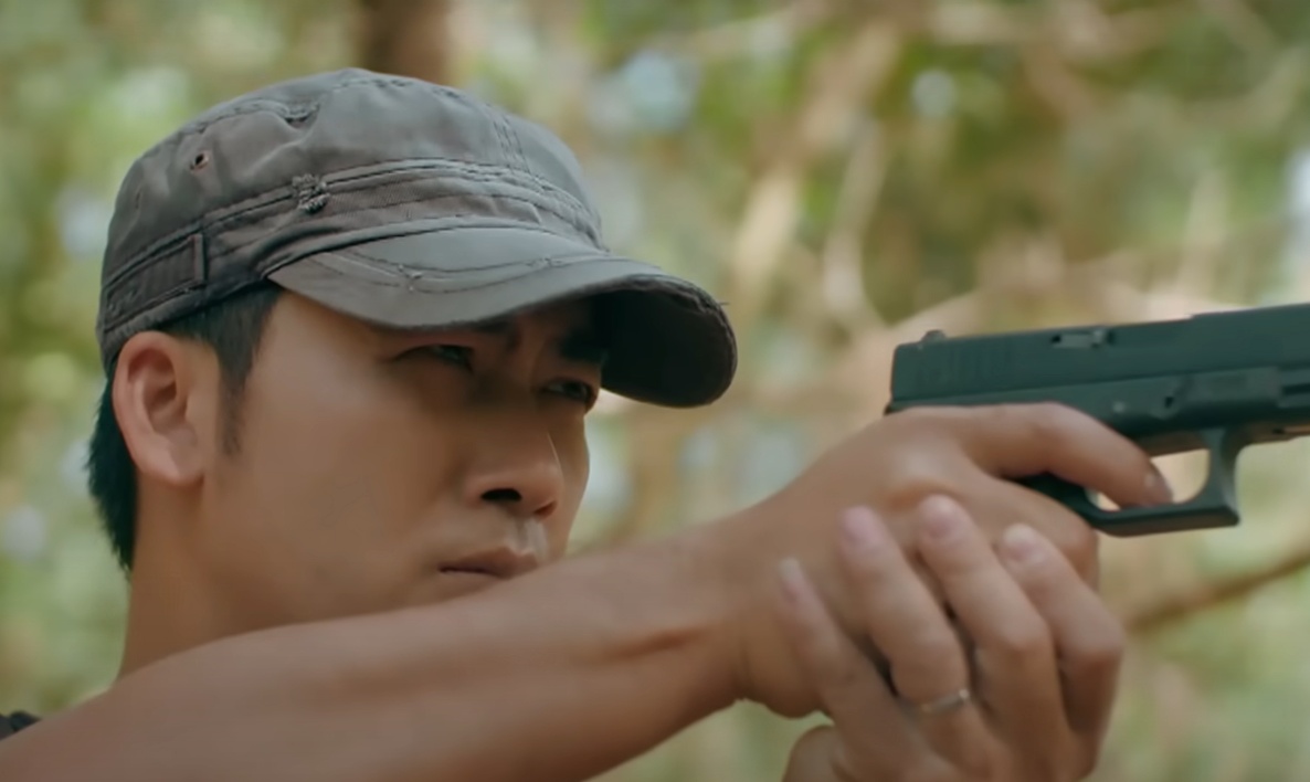 Bao Anh plays in the movie "Single Path". Photo: Producer.