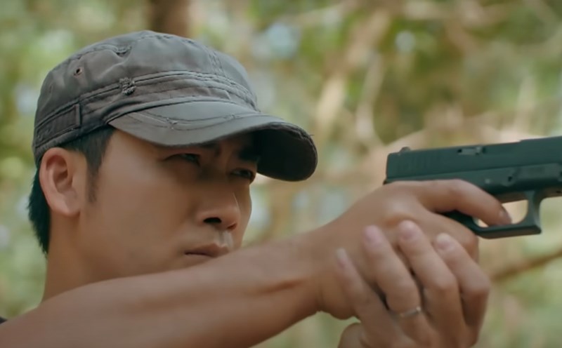 Bao Anh plays in the movie "Single Path". Photo: Producer.