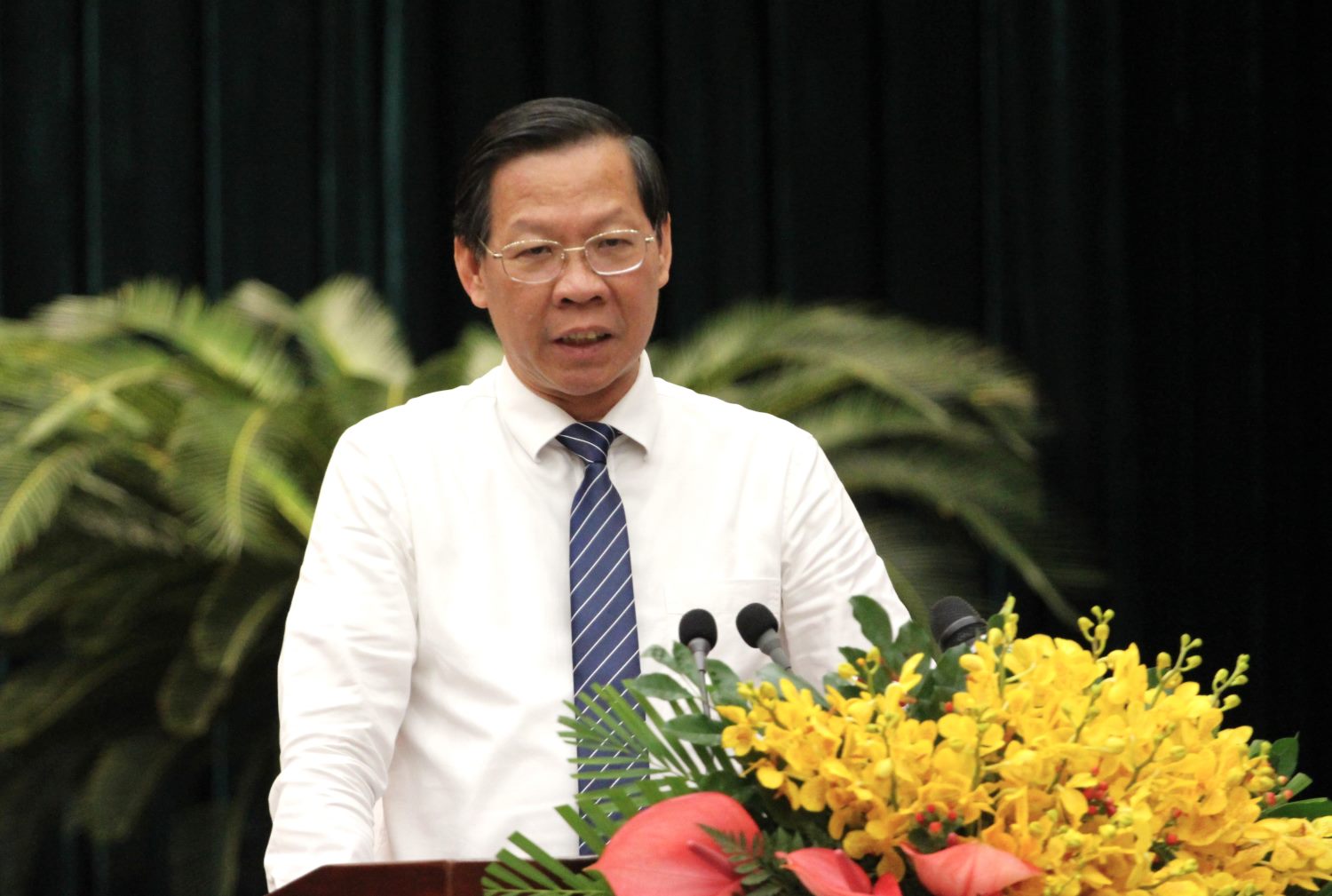 Chairman of Ho Chi Minh City People's Committee Phan Van Mai is Head of the Steering Committee for Administrative Reform, Digital Transformation and Project 06. Photo: Minh Quan