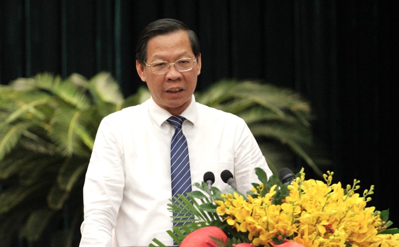Chairman of Ho Chi Minh City People's Committee Phan Van Mai is Head of the Steering Committee for Administrative Reform, Digital Transformation and Project 06. Photo: Minh Quan