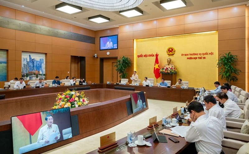 The 39th session of the National Assembly Standing Committee. Photo: Quochoi.vn