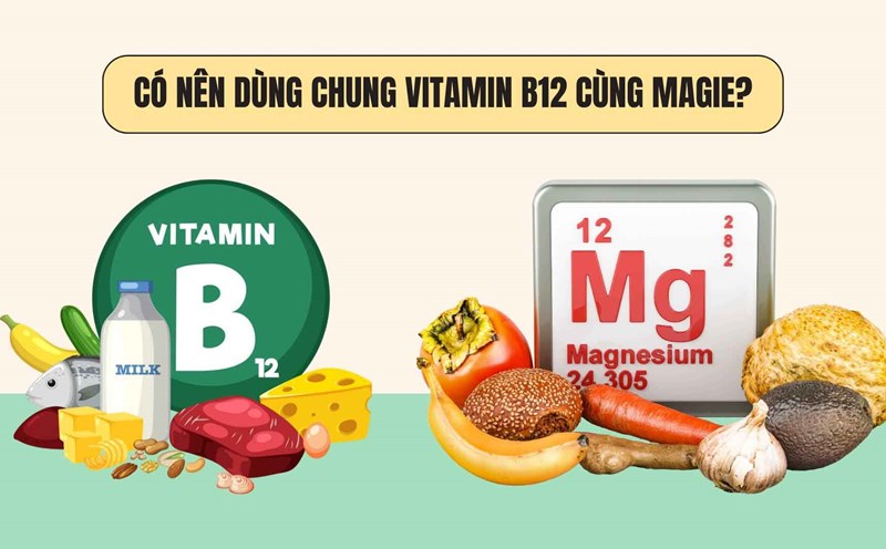 Should vitamin B12 and magnesium be taken together?