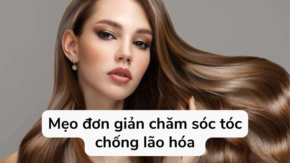 Anti-aging hair care with these simple tips.