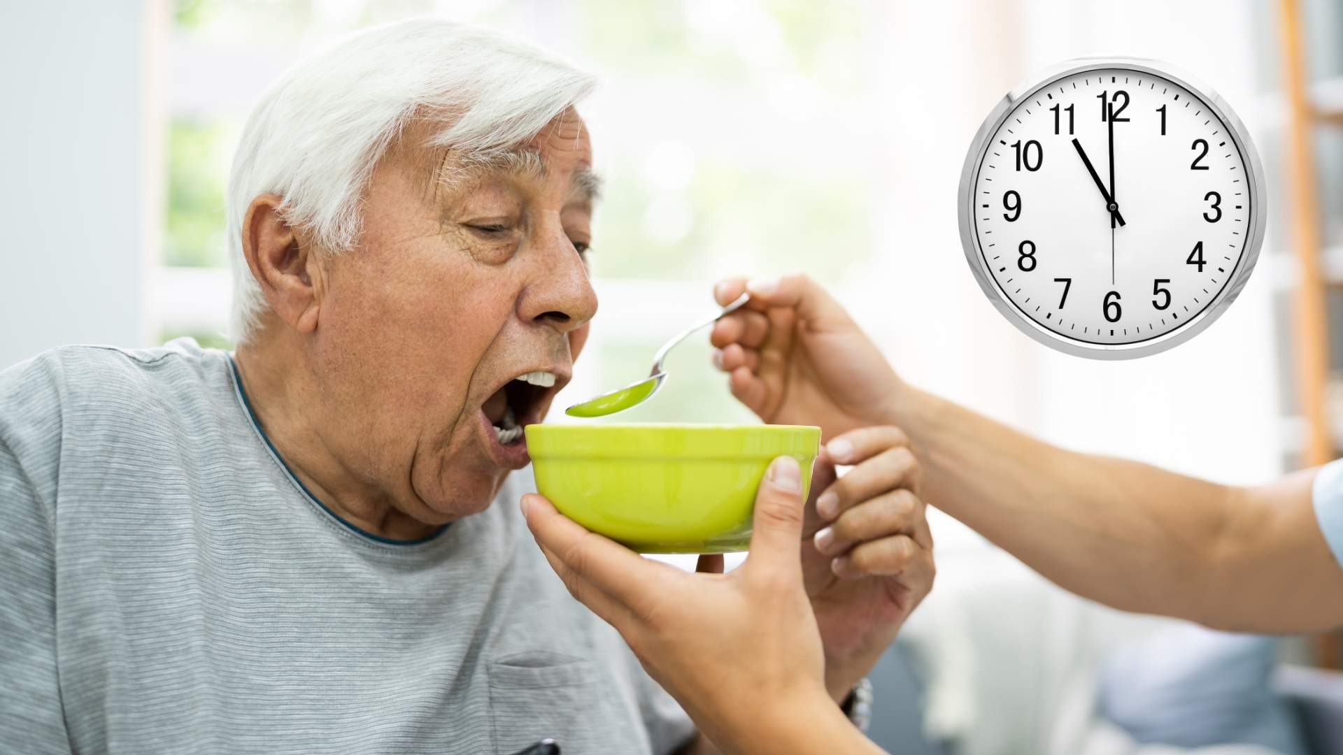 The best dinner time for the elderly's digestive system