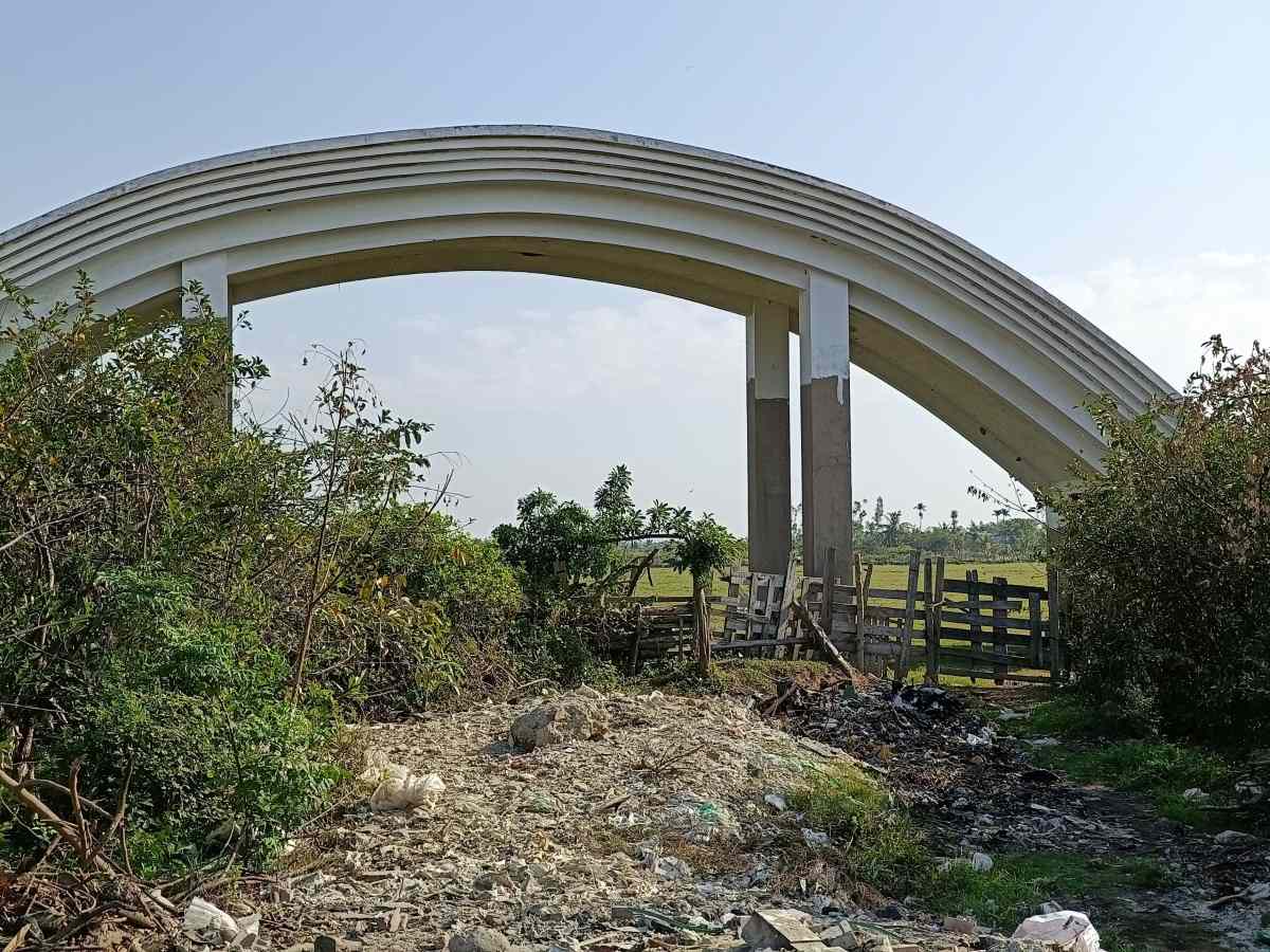 The Tan Thanh Urban Residential Area construction investment project (Duong Kinh district, Hai Phong) has been stopped for a long time, causing land waste. Photo: Hoang Khoi
