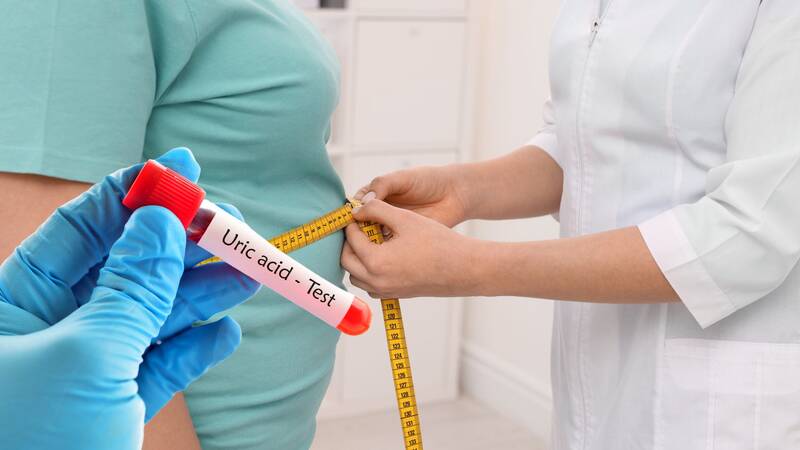 Obese people are prone to high uric acid. Graphics: Ha May