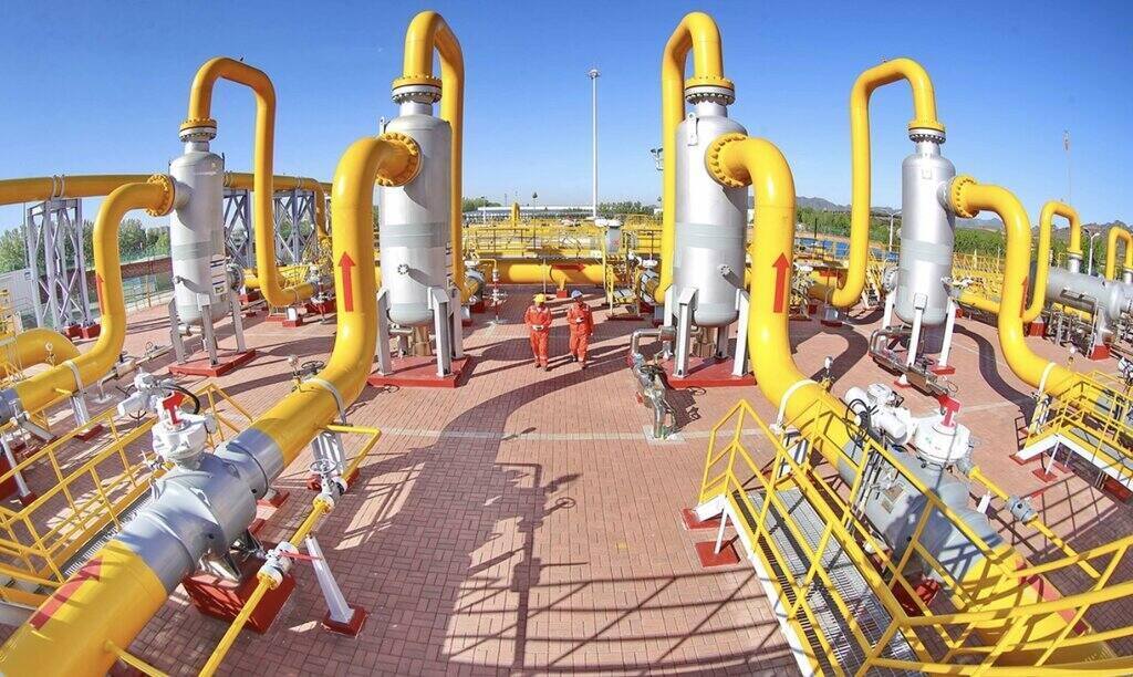 The eastern section of the Russia-China gas pipeline has been completed seven months ahead of schedule. Photo: Xinhua