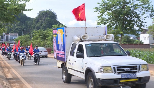Some units in Son La are equipped with specialized cars. Illustration photo: Son La Electronic Information Portal