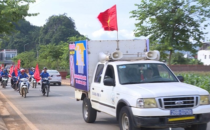 Some units in Son La are equipped with specialized cars. Illustration photo: Son La Electronic Information Portal