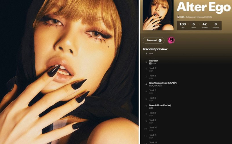 Lisa's solo album "Alter Ego" will include 12 songs. Photo: LLOUD