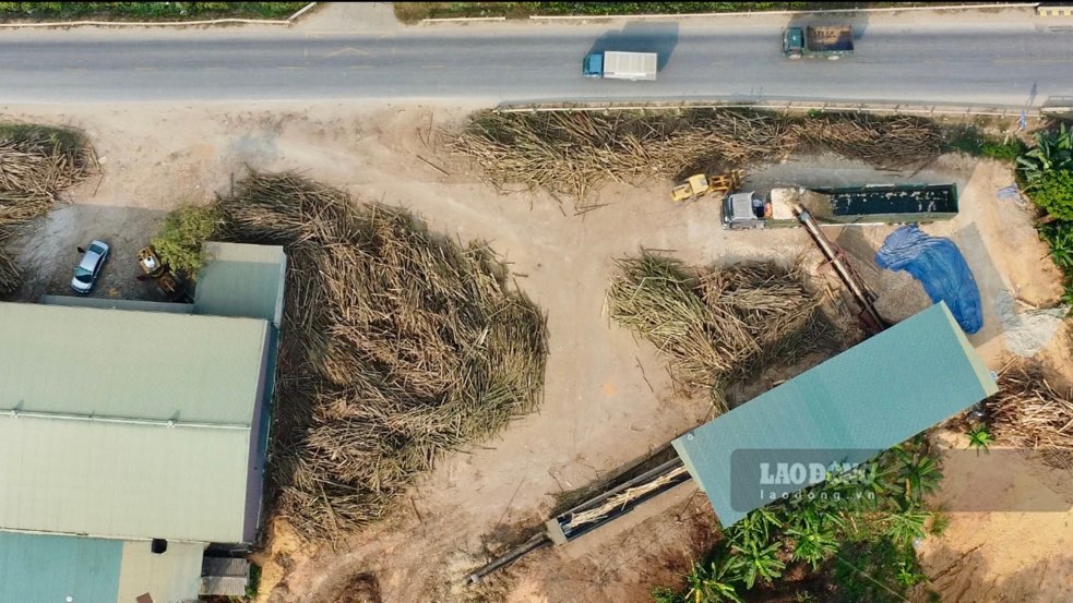 Illegal wood workshop area operating without legal documents in Tuyen Quang. Photo: Viet Bac