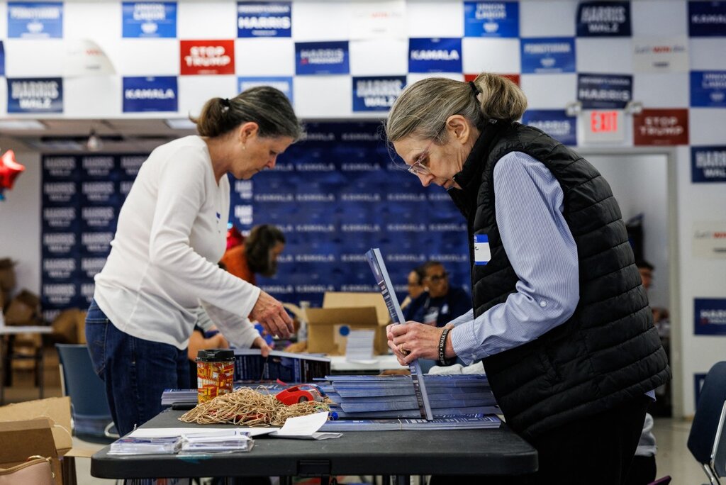 Pennsylvania la mot trong 7 bang chien truong trong cuoc bau cu tong thong My 2024. Anh: AFP