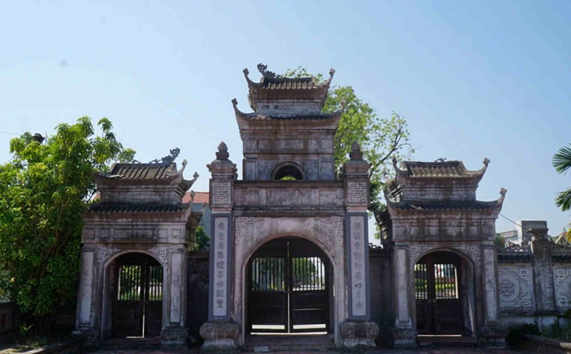 Dinh Dau in Hop Tien commune, Nam Sach district, Hai Duong province is a place that preserves many revolutionary imprints of the army and people of Hai Duong. Photo: Cong Hoa