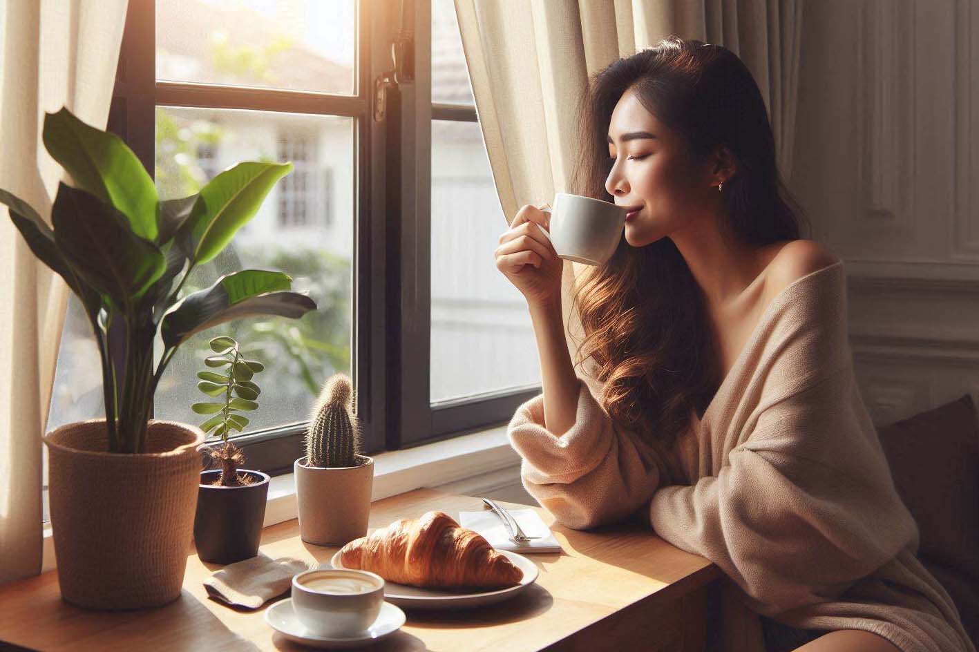 Eating a late breakfast can help support an effective metabolism. Photo - AI: Ngoc Thuy