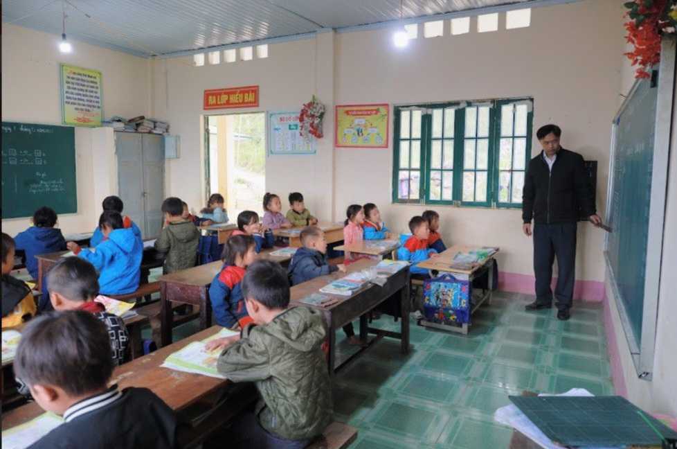 A school in Ha Giang province. Photo: Viet Bac