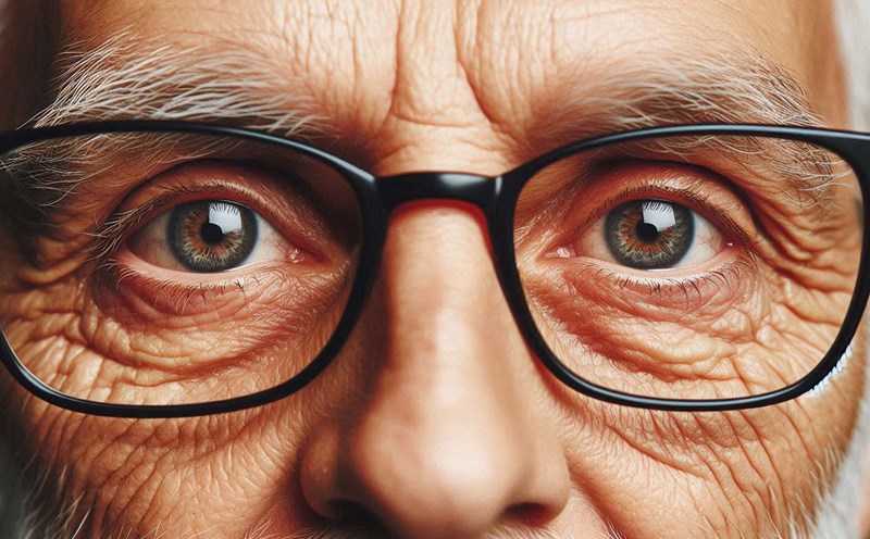 Eye aging can affect vision and overall eye health. Photo - AI: Ngoc Thuy